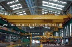 WEIHUA OVERHEAD TRAVELING CRANE WITH MAGNETIC LIFTING BEAM