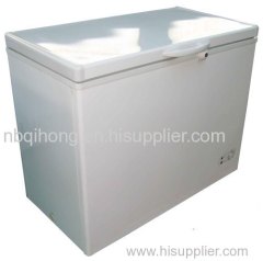 small top open single door chest freezer