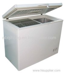 small top open single door chest freezer
