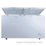 868L Double open door chest freezer with white