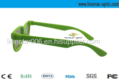 Classic 3d circular polarizer 3d glasses with colorful plastic frame for 3d image