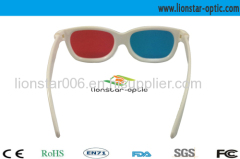 Best price red blue 3d glasses with classic type high efficiency 3d glasses for pomotion