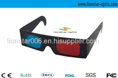 Durable paper cardboard 3d glasses good price 3d glasses with red cyan lens