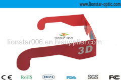 Durable paper cardboard 3d glasses good price 3d glasses with red cyan lens