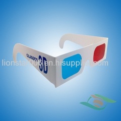 Durable paper cardboard 3d glasses good price 3d glasses with red cyan lens