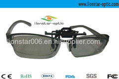 RealD cinema circular polarized 3D Glasses for shortsight people with comfortable design