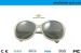 Milk White Frame Circular Polarized 3D Glasses for 3D Cinema and Family TV