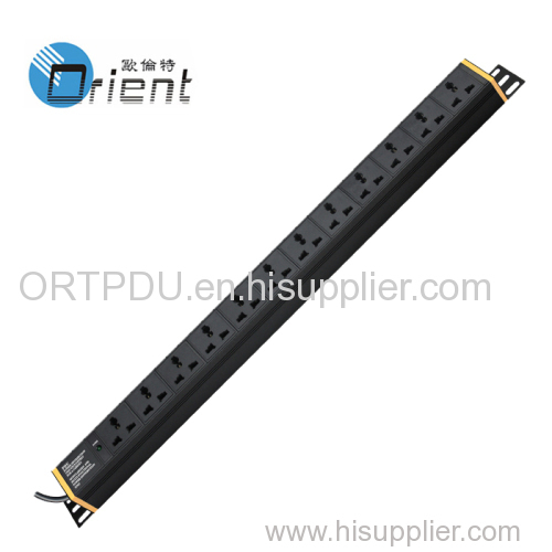 Universal type PDU with power light