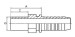 Metric Straight Swaged Standard Fittings (L. T. DIN2353) 51011