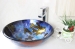 tempered glass vessel sink