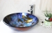 tempered glass vessel sink