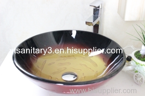 tempered glass sink toughen glass basin