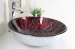 tempered glass bowl foiled glass sink