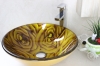 hand-painting color glass basin