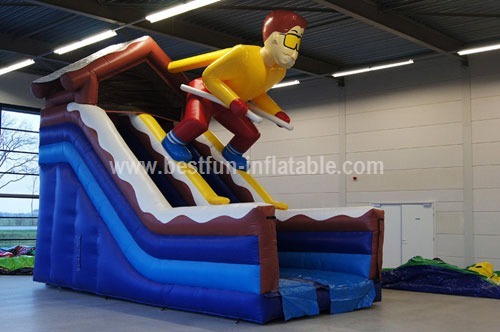 China inflatable skier slide for adult