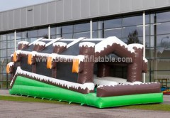 Inflatable Double Lane Slip Slide