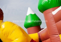 Skiing Inflatable Bounce House