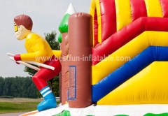 Skiing Inflatable Bounce House