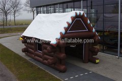 Small cabin cartoon inflatable tent