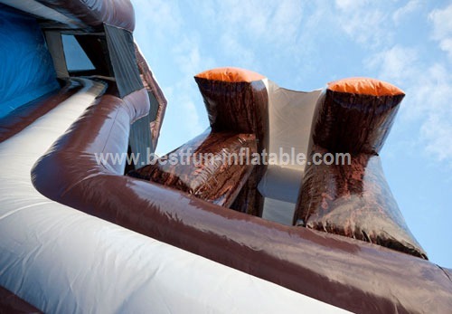 Winter hot sale cheap jungle inflatable slide