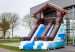 Winter snow inflatable water slide