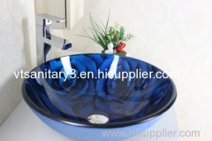 glass vessel sink bathroom basin