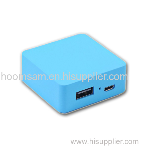 2000mAh Cube Power Bank, with Li Polymer Battery Cell