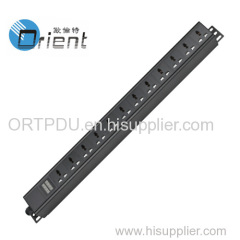 Universal rack PDU 12 outlet with voltage and current