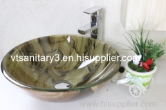 artiful glass vessel resin basin