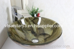 artiful glass vessel resin basin