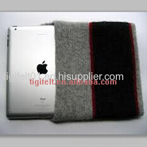 grey wool Felt Case for iphone and laptop