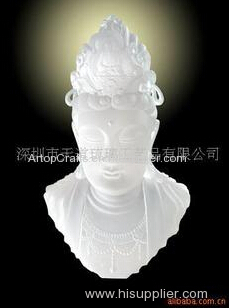 Colored Glaze Guanyin Buddha