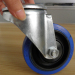 swivel elastic solid rubber casters