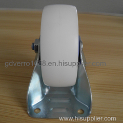 White PA industrial caster