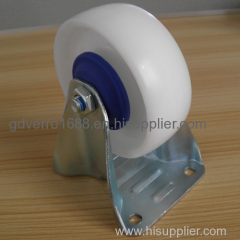 White PA industrial caster