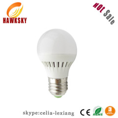 3w e27 led plastic bulb light factory