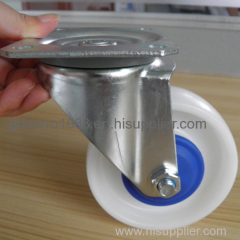 Industrial PP casters with top plate fitting