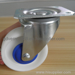 Industrial PP casters with top plate fitting