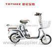 Single Speed Derailleur Electric Assisted Bicycle / electric motor scooter moped For Lady 14''