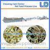 Extuded Fish Feed Processing Line / Dog Cat Fish Pet Food Making Machine