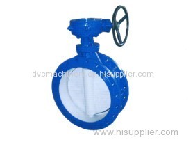 BUTTERLY VALVE--Double Flange Rubber Sealing Butterfly Valve