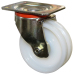 Swivel V-groove nylon wheel casters