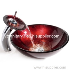 Flotera glass basin counter top glass basin