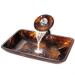 glass sink with waterfall faucet tempered glass basin with waterfall mixer