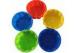 Fashion Silicone Flower Bowl Baking Mould , 5 Colors OEM Customized