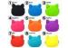 Cartoon Soft Silicone Coin Purse For Kids Wallets , 9 Colors Pointed Ears Cats