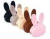 Rabbit Animal Rubber Silicone Coin Purse For Children , Durable Waterproof