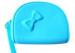 Zip Silicone Handbags For Ladies , Blue Butterfly Tie Novel Design