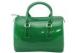 Green Personalised Silicone Handbag / Traving Bag For Girls With Custom Logo