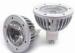 Cool white efficiency dimmable 120V 3 WATT LED spotlight MR16 40Beam angle
